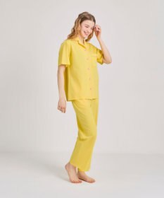 une nana cool 【綿100%】70/2 天竺 半袖開襟パジャマ MADE WITH LIBERTY FABRIC