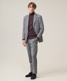 J.PRESS MEN 品よく暖かで首元からスマートに【ストレッチ / イージーケア】【FLEX YARN】タートルネック ニット