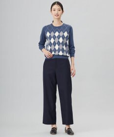 J.PRESS LADIES 【洗える】ANASTASIA milled セミワイド パンツ