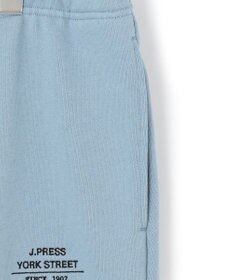 J.PRESS YORK STREET 【UNISEX】裏毛ロゴ刺繍スウェットパンツ