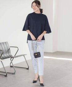 組曲 【UVケア・接触冷感】ライトアムンゼンジャージー袖フレア トップス