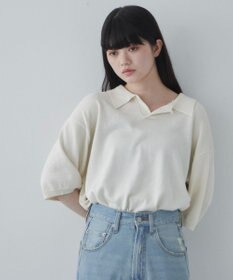 WEGO 【ユニセックス着用ITEM】スキッパーニットポロ