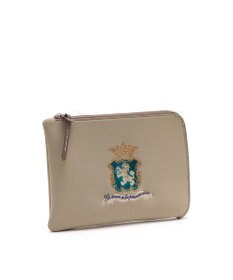 A.D.M.J. 【魔法の様に軽い】マジックライト/スパニッシュファブリックエンブレム刺しゅうフラットポーチ2セット(L/LL)