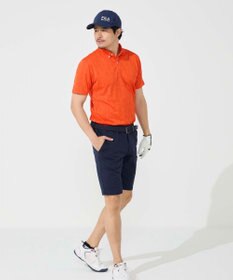 FILA GOLF／marie claire 【FILA GOLF】メッシュ加工ロゴ半袖ポロシャツ