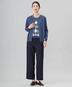 J.PRESS LADIES 【洗える】ANASTASIA milled セミワイド パンツ