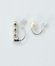 Phoebe 【金属アレルギー対応】2setラインパールイヤーカフ　シルバー/ニッケルフリー