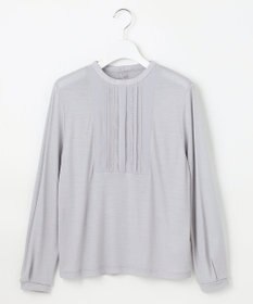 J.PRESS LADIES ウォッシャブルウール タック ドットレース カットソー