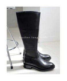 Pointer 本革ベーシック 裏起毛 ロングブーツ