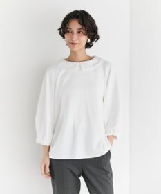 #Newans 【セレモニーにも/洗濯機可】ランタンスリーブブラウス