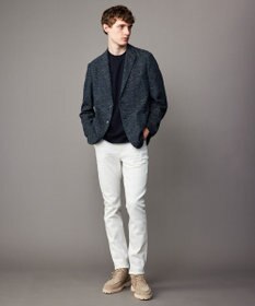 JOSEPH ABBOUD 【キングサイズ・ジャケットインにもおすすめドレスTee/吸水速乾/上質感】ミラノリブダブルフェイス Tシャツ