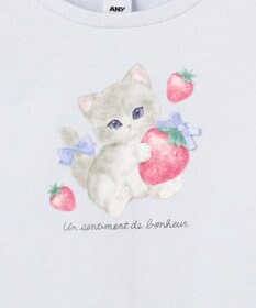ANY KIDS 【Strawberry Collection】アートプリント 長袖Tシャツ