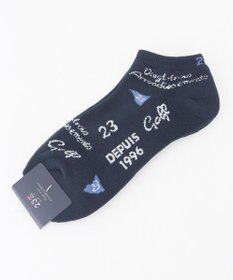 23区GOLF 【MEN】ロゴ柄アンクルソックス