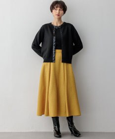 23区 L スパンコールニット カーディガン