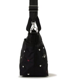 LeSportsac SMALL BUCKET TOTE/レッド/ホワイトハートEMB