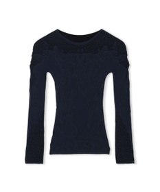 Chacott 【ノーソーイングニット】リバーシブルクルーネックトップ