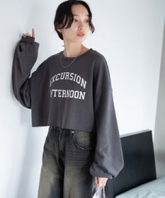 WEGO ヴィンテージライクショートスウェット