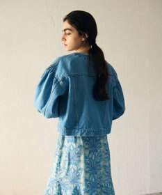 GRACE CONTINENTAL ノーカラーデニムジャケット