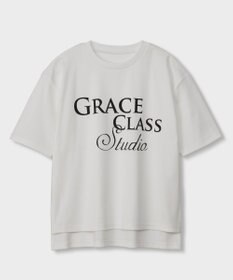 GRACE CONTINENTAL レタードシルケットTシャツ