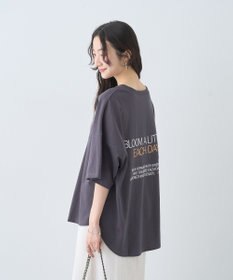 earth music&ecology ドルマンバックプリントＴｅｅ