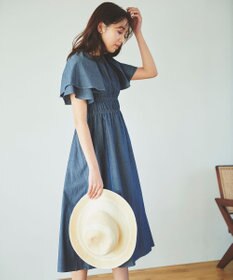 Feroux 【洗える】ラッフル ワンピース