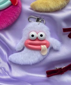 WEGO ミニぺろりんモンスターぬいぐるみキーホルダー