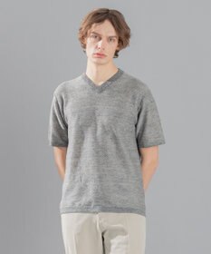 JOSEPH HOMME リネンヘリンボン　Vネックニット