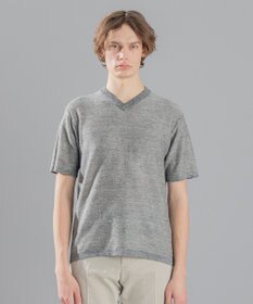 JOSEPH HOMME リネンヘリンボン　Vネックニット