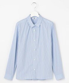J.PRESS LADIES BEZ ドビーストライプ シャツカラー ブラウス