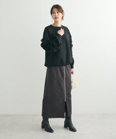 Green Parks ・ｓｗｉｎｇ　ｂｙ　フリルスリーブプルオーバー