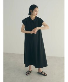 Green Parks armonia.襟付きフレアワンピース