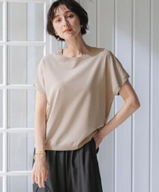 23区 S 【新色追加/見上愛さん着用/Oggi掲載】レーヨンポリエステルストレッチ プルオーバー ニット ベージュ系