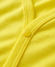 MIKI HOUSE HOT BISCUITS 【70-110cm】 天竺素材 ワンポイント カーディガン