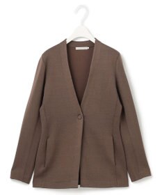 ICB 【洗える】シンセティックヤーンスムース ニットジャケット