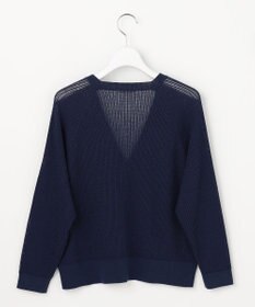 自由区 S ファインリネンナイロン カーディガン