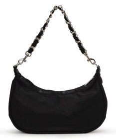 LeSportsac CHAIN SMALL CONV HOBO/ブラックサテンスナイデル