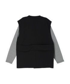 AMERICAN HOLIC ＳＥＴ　ベスト＋ロゴカットプルオーバー