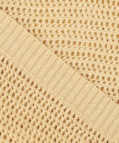 ANY 【洗濯機可/アンチピリング】アイレットメッシュニット