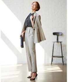 ICB 【洗える】 サマーウールトロ テーラードジャケット