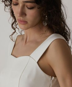 GRACE CONTINENTAL チュールコンビティアードワンピース