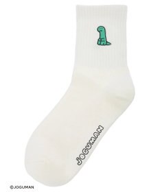 Green Parks ジョグマン／ワンポイント刺しゅうソックス