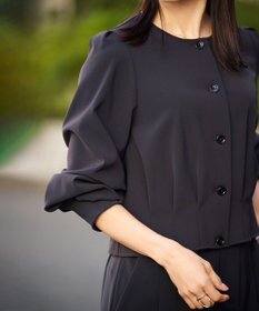 #Newans 【セレモニーにも】コクーンフォルムカーディガンジャケット