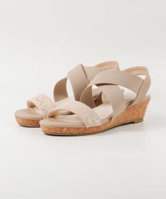 BONTRE 【pied du lapan/ピエドラパン】クロスベルトウエッジサンダル/50727ZI