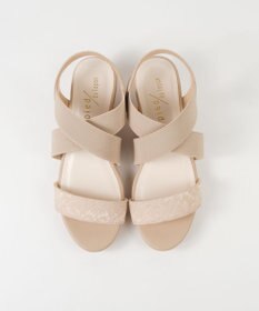 BONTRE 【pied du lapan/ピエドラパン】クロスベルトウエッジサンダル/50727ZI