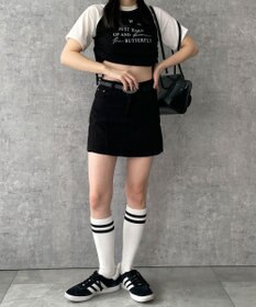 WEGO ベルトデニムスカート