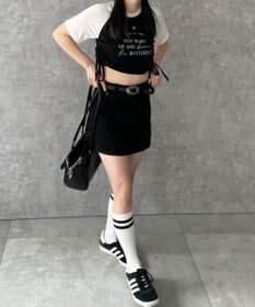 WEGO ベルトデニムスカート