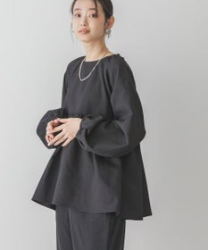 AMERICAN HOLIC ラグランジャガードロングブラウス