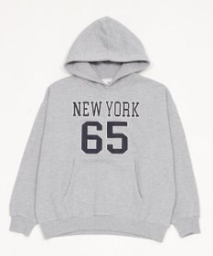 WEGO 裏起毛グラフィックビッグプルパーカー