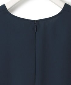 ICB 【洗える】ソフトジョーゼット Vネックブラウス