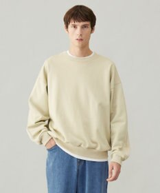 UNFILO MENS ナイロン裏毛 クルーネック