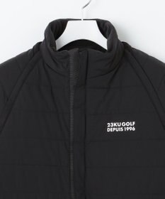 23区GOLF 【MEN/キングサイズ】【防風/撥水/ストレッチ】【袖取り外しで2WAY】キルティング ブルゾン